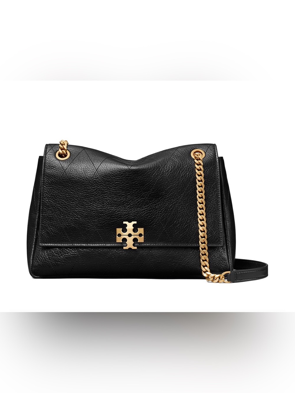 ♥️New Tory Burch Charlie Quilted Leather Shoulder Bag
